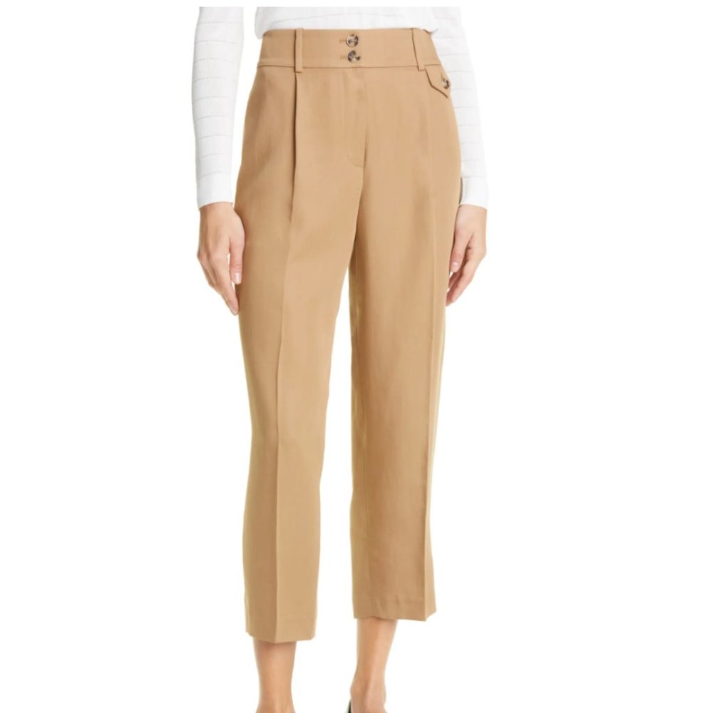 Club Monaco Tan Slim Carrot Pants Size 6 TAGS ON!